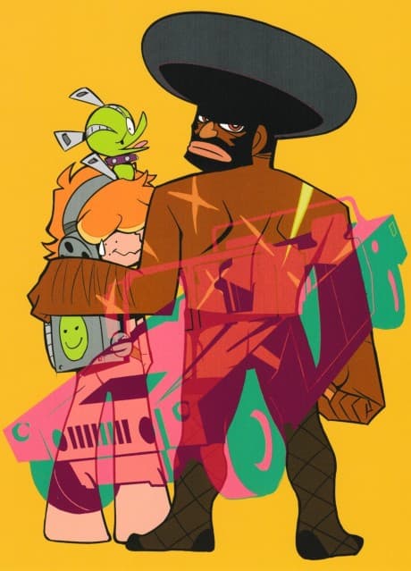 Anime poster: Panty & Stocking in Sanitarybox