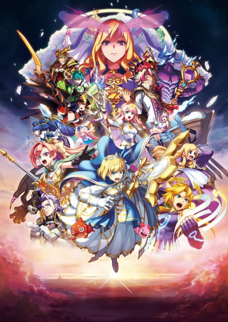 Постер аніме Monster Strike the Movie: Lucifer Dawn of Despair