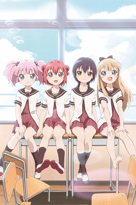 Anime poster: YuruYuri: For Whatever Reason, Never Ending, Heart Throbbing, Pitter-patter, Paradox Eternal