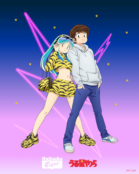 Anime poster: Onitsuka Tiger × Urusei Yatsura to Collaboration Anime