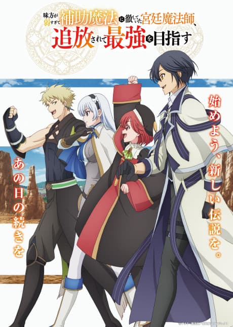Anime poster: The Banished Court Magician Aims to Become the Strongest