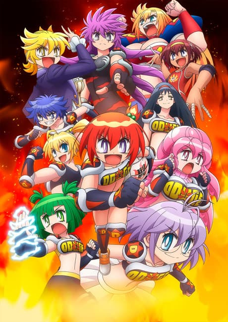 Anime poster: Flaming Dodgeball Girl Danko