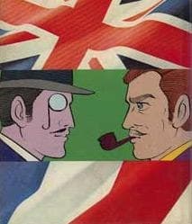 Anime poster: Lupin tai Holmes