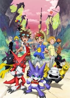 Anime poster: Digimon Xros Wars: The Young Hunters Who Leapt Through Time
