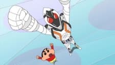 Постер аніме Kamen Rider Fourze × Crayon Shin-chan