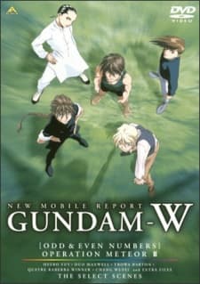 Anime poster: Mobile Suit Gundam Wing: Operation Meteor