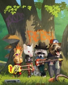 Anime poster: Musicians of the Forest