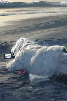 Anime poster: Umi ga Hashiru End Roll