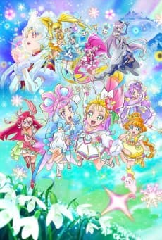 Постер аніме Tropical-Rouge! Precure: Yuki no Princess to Kiseki no Yubiwa!