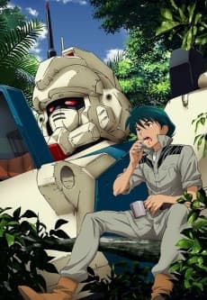 Anime poster: Mobile Suit Gundam: The 08th MS Team - Battle in Three Dimensions